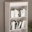 Ver imagem 3 de Escrivaninha e Estante para Escritorio Me4174 Me4150 Branco