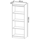 Ver imagem 7 de Escrivaninha e Estante para Escritorio Me4174 Me4150 Branco