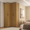 Guarda-Roupa de Canto Reto 3 Portas Mdf Altezza Clean - 1
