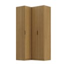 Ver imagem 2 de Guarda-Roupa de Canto Reto 100% MDF 3 Portas Mdf Altezza Clean