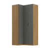 Guarda-Roupa de Canto Reto 3 Portas Mdf Altezza Clean - 2