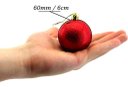 Ver imagem 5 de Kit 48 Bolas Natalinas Enfeite Árvore de Natal 6cm Vermelho