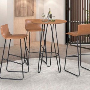 Conjunto 3 Banquetas Jantar Dubai 100cm X 39cm X 38cm