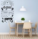 Ver imagem 2 de Adesivo de Parede Decorativo Frase Motivacional Bem Vindo Sorveteria