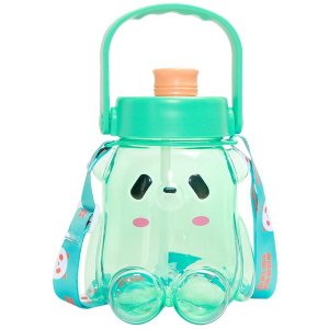 Garrafa Infantil Divertida URSO 1L DM TOYS DMH6563 Verde