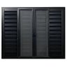 Janela Veneziana 6 Folhas com Tela Mosquiteira Aluminio 120cm X 200cm - 6