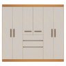 Guarda-roupa Casal 7 Portas 2 Gavetas Berna Yescasa - 6