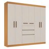 Guarda-roupa Casal 7 Portas 2 Gavetas Berna Yescasa - 2