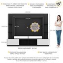 Ver imagem 3 de Estante com Suporte TV 65" e 2 portas Oslo Multimóveis V3386