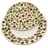Prato de Sobremesa de Cerâmica Tomatinho Cereja 20,5cm - 2