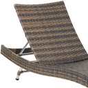 Ver imagem 2 de 2 Espreguiçadeiras Bona e Mesa Grécia com Chaise Meia Lua em Alumínio - Piscina, Área, Jardim - Argi