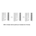 Ver imagem 7 de Guarda Roupa Modulado de Canto Reto 4 Portas com Espelho Freijó/Titânio Altezza Trend