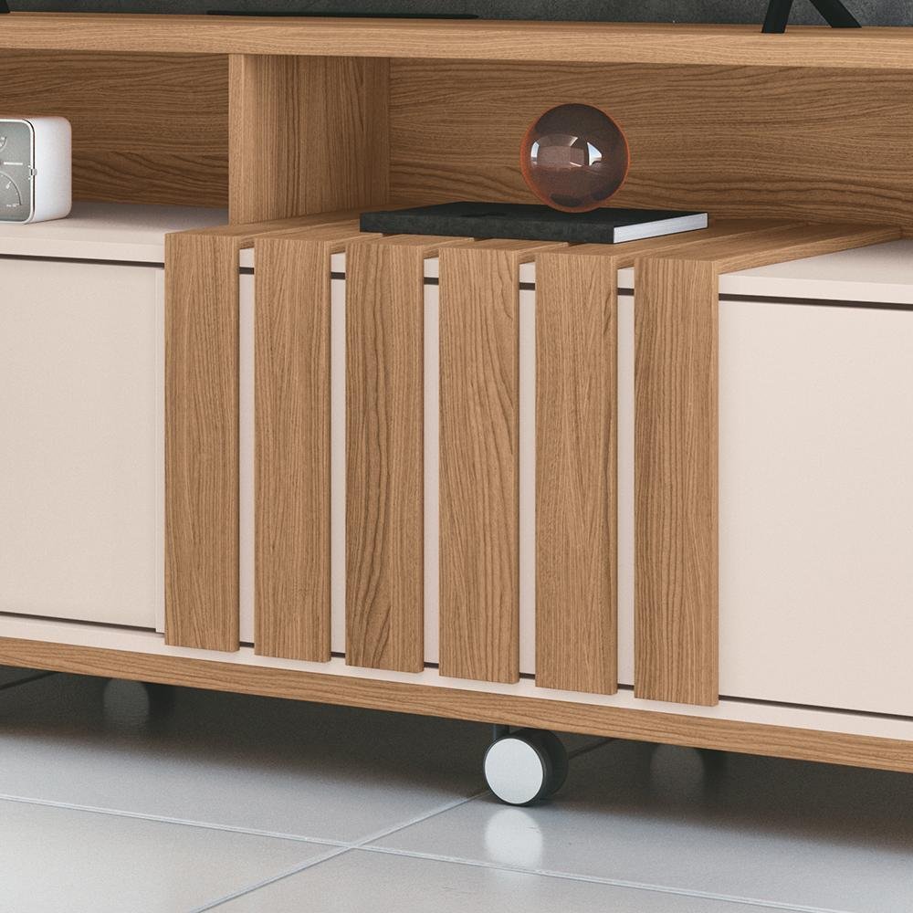 Rack Bancada Graci Freijó/off White para Tv até 70” - Hb Móveis ...