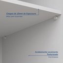Ver imagem 3 de Guarda-Roupa Planejado 40cm sem Portas com Prateleiras Jade CabeCasa MadeiraOriginals Branco/Fosco