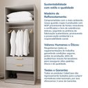 Ver imagem 6 de Guarda-roupa Modular 40cm sem Portas com Prateleiras Jade CabeCasa MadeiraOriginals