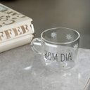 Ver imagem 2 de Caneca de Vidro Resistente Bom Dia 120ml 20539 Wolff Cada