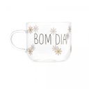 Ver imagem 1 de Caneca de Vidro Resistente Bom Dia 120ml 20539 Wolff Cada