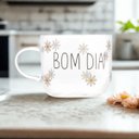 Ver mais imagens de Caneca de Vidro Resistente Bom Dia 120ml 20539 Wolff Cada