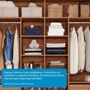 Ver mais imagens de Guarda-Roupa Casal 2 Portas de Correr com Espelho e Pés 235cm 100% MDF Firenze Espresso Móveis