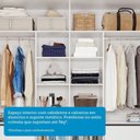 Ver mais imagens de Guarda-Roupa Casal 2 Portas de Correr com Espelho 4 Gavetas 100% MDF 202cm Firenze Espresso Móveis Branco
