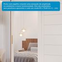 Ver imagem 7 de Guarda-Roupa Casal 2 Portas de Correr com Espelho 4 Gavetas 235cm 100% MDF Firenze Espresso Móveis