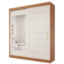 Ver imagem 3 de Guarda-Roupa Casal 2 Portas de Correr com Espelho 4 Gavetas 235cm 100% MDF Firenze Espresso Móveis