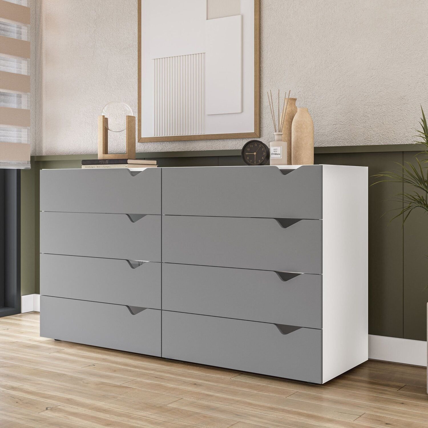 Cômoda 8 Gavetas Porto 150cm X 83,5cm - 1