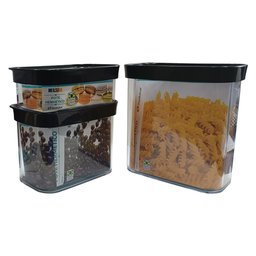 Kit 3 Potes Herméticos de Mantimentos Modulus 90 Helsim Potes Herméticos Modulus - 6