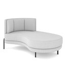 Ver imagem 1 de Sofá Chaise Longue Sala de Estar Living Lucca Direito D02 Bouclê Branco B-53 - Lyam Decor