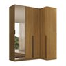 Guarda-roupa de Canto Reto 4 Portas Espelho Altezza Trend - 2