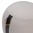 Ver imagem 5 de Puff Redondo Banqueta Banco Estofado Bari Sala de Estar 47cm:cinza