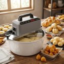 Ver imagem 4 de Panela Misturadora Automática para Doces e Massas Saro G3 10 Litros Branco Bivolt