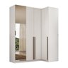 Guarda-roupa de Canto Reto 4 Portas Espelho Altezza Trend - 2