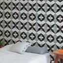 Ver imagem 3 de Papel de Parede Mármore Azulejo com Junta Rose-60x300cm