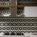 Ver imagem 1 de Papel de Parede Mármore Azulejo com Junta Rose-60x300cm