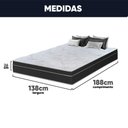 Ver imagem 3 de Colchão Casal com Massageador Espuma D33 Função Ortopédica 138x188cm Preto