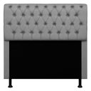 Ver imagem 5 de Cabeceira Cama Box Queen Size Sarah 160cm com Frame Suede Cinza - Desk Design