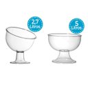 Ver imagem 3 de 5 Peças Utilidade Cozinha 3 Taça Inclinada e 2 Taças Gourmet