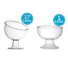 5 Peças Utilidade Cozinha 3 Taça Inclinada e 2 Taças Gourmet - 3