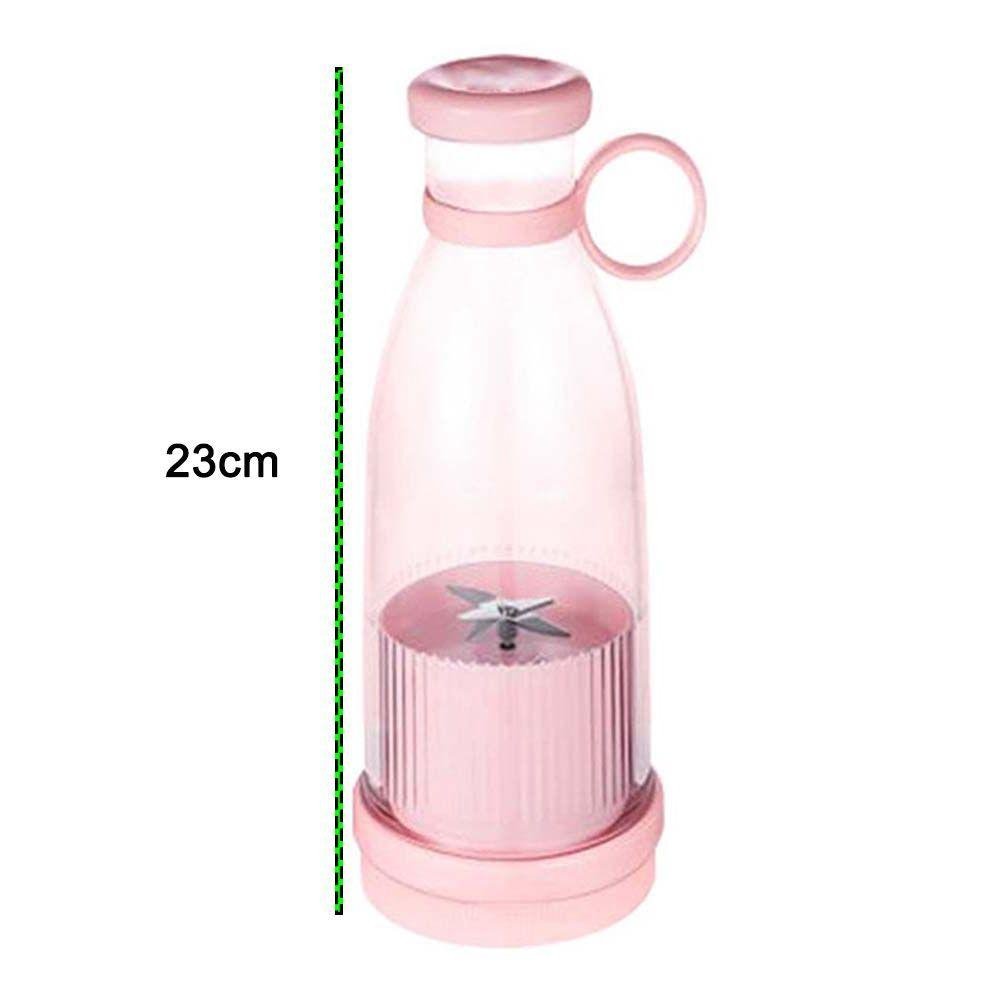 Garrafa Mixer Misturador Liquidificador Suco Smoothie Shake Batida Usb Portatil Cozinha Utensilio - 2