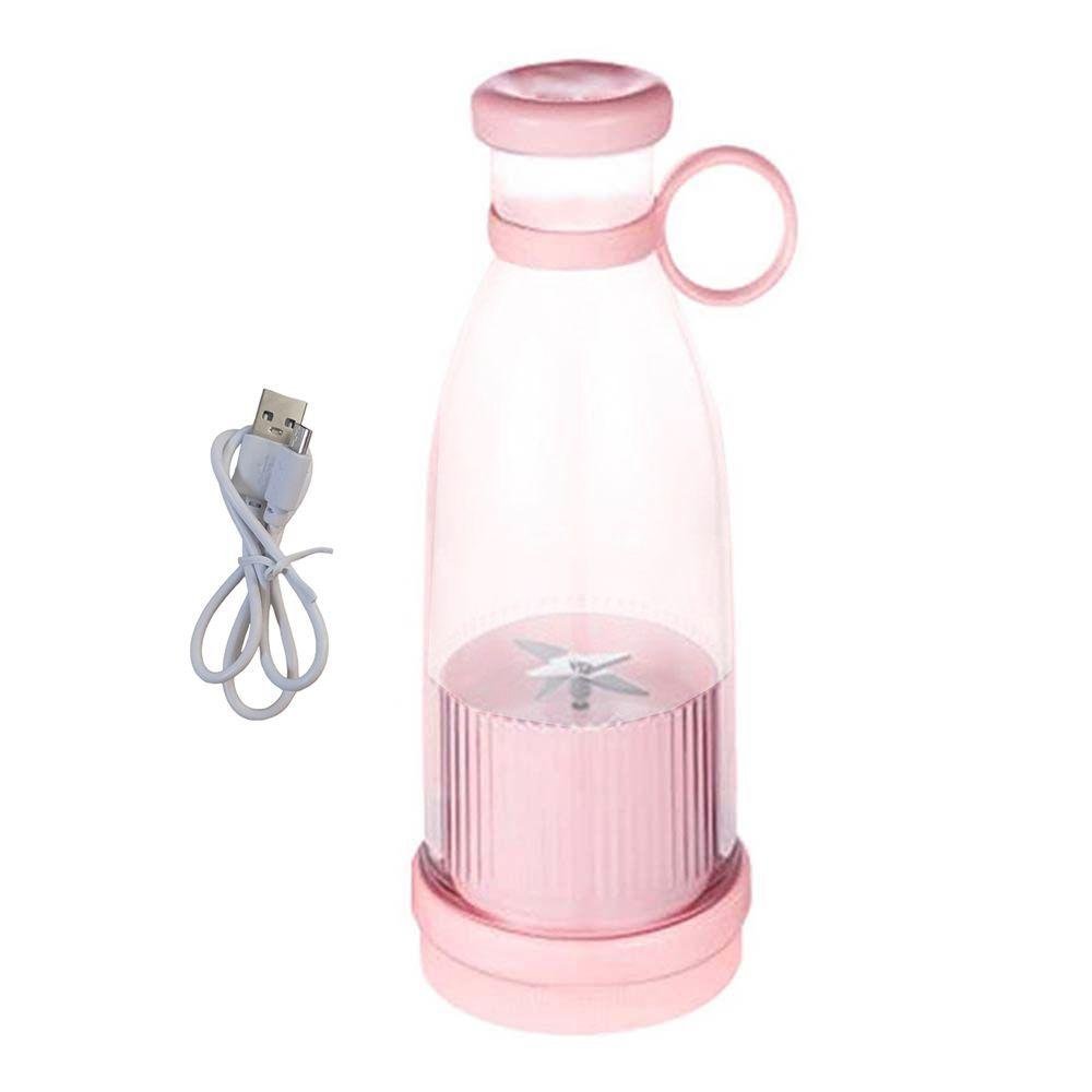 Garrafa Mixer Misturador Liquidificador Suco Smoothie Shake Batida Usb Portatil Cozinha Utensilio - 1