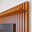 Ver imagem 4 de Painel para Tv Home Suspenso Ripado Ambiente Loft 2.2 Nature Gianduia - Imcal