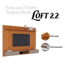 Ver imagem 5 de Painel para Tv Home Suspenso Ripado Ambiente Loft 2.2 Nature Gianduia - Imcal
