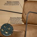 Ver imagem 6 de Poltrona Estofada com Base em Ferro Heredia Yescasa