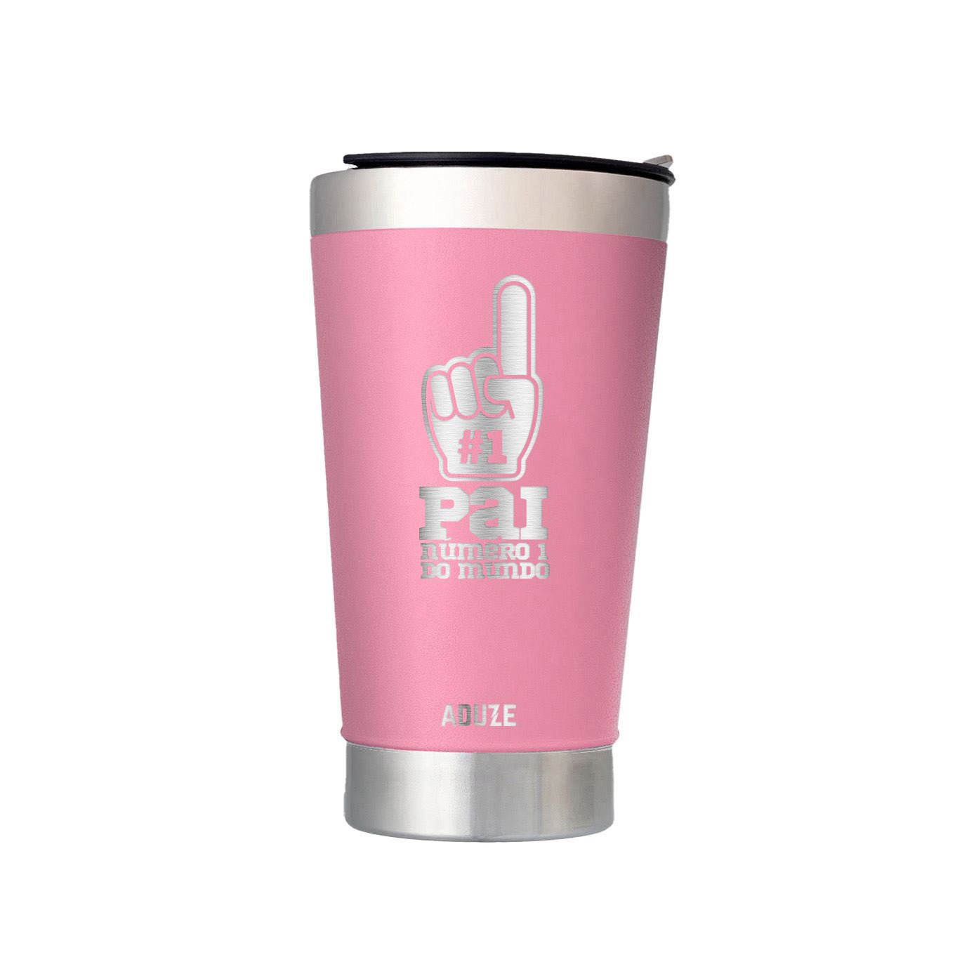 Copo Térmico Aduze Pai Número 1 500ml - Rosa - 1