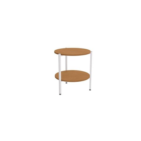 Mesa de Centro Desk Canela/branco