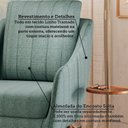 Ver imagem 6 de Poltrona Decorativa Estofada com Pés Palito Monserrat Espresso Móveis