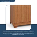 Ver mais imagens de Guarda Roupa Casal 3 Portas 2 Gavetas Primacy Marrom/Freijó
