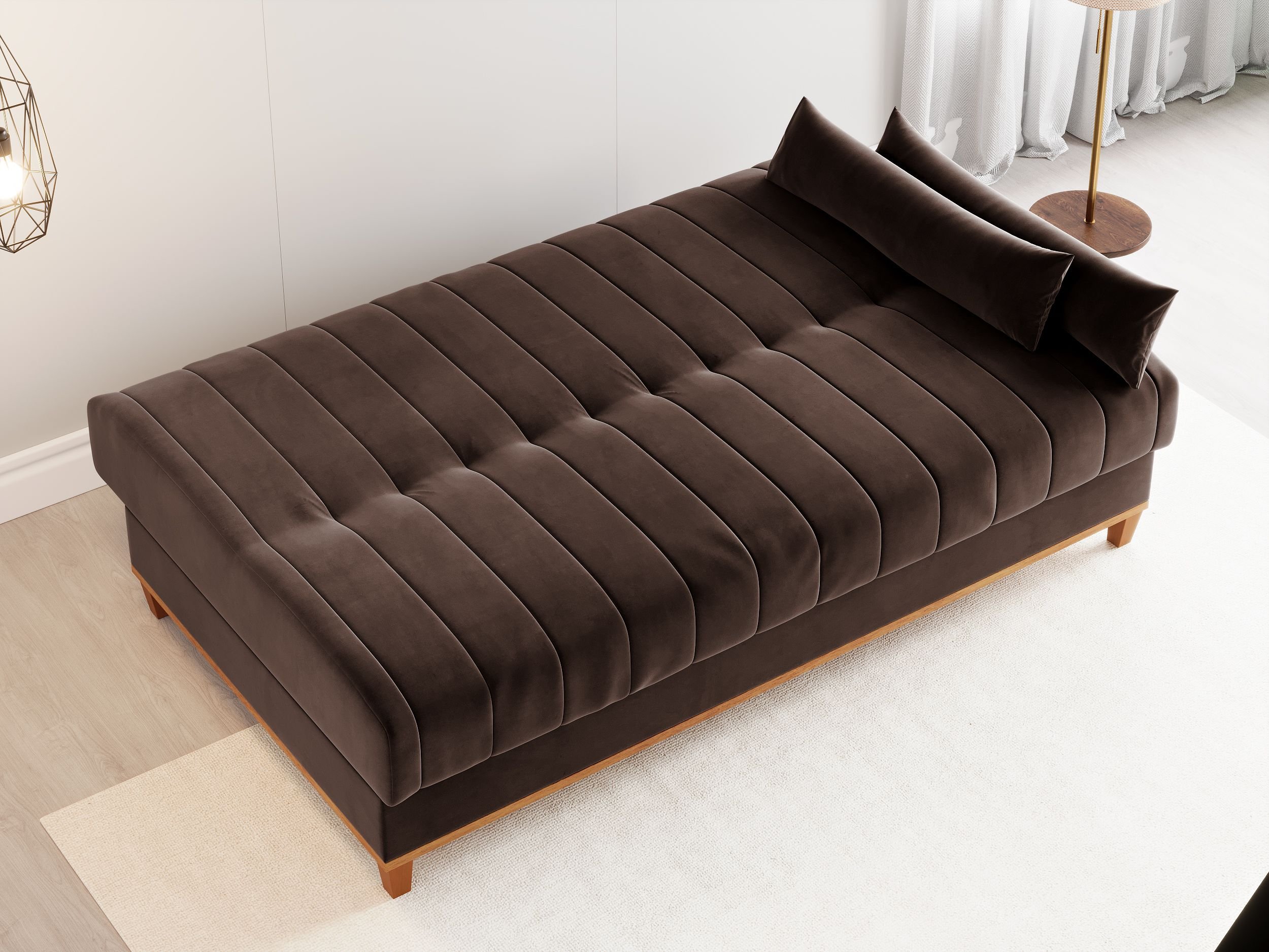 Sofá Cama 1,80cm Reclinável 3 Lugares Colors - 3