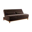 Ver imagem 2 de Sofá cama 3 lugares 1,80m Veludo Colors